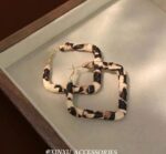 Animal Print Hoop Earrings with Gold Earring Backs for Women - Casual Fashion Statement with Zebra-Like Pattern - Image 4