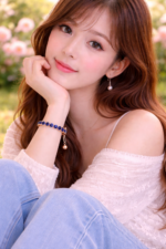 Luxury Sapphire Blue Crystal Adjustable Bracelet - Image 2