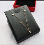 Gold Plated Layered Necklace Set for Women - Minimalist Chain Pendant Neckwear for & Party Fashion Jewelry - Image 2