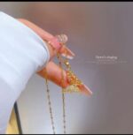 Gold Plated Butterfly Pendant Necklace for Women - Fashion Jewelry for Girls - Image 3