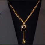 Gold Plated Necklace for Women with D Pendant - Fashion Jewellery for , Daily Use, Gift for Girls - Image 4