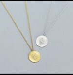 Gold Snake Pendant Necklace for Women - Minimalist Circular Design for & Gifting Fashion Jewelry - Image 3