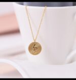 Gold Snake Pendant Necklace for Women - Minimalist Circular Design for & Gifting Fashion Jewelry - Image 3