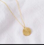 Gold Snake Pendant Necklace for Women - Minimalist Circular Design for & Gifting Fashion Jewelry - Image 2