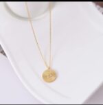Gold Snake Pendant Necklace for Women - Minimalist Circular Design for & Gifting Fashion Jewelry - Image 4