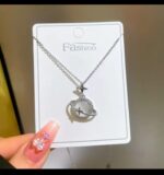 Silver Planet Necklace for Women - Celestial Jewelry with Moonstone Pendant - Fashion Accessory for Girls & Ladies - Image 3