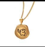 Gold Plated Elephant Pendant Necklace for Women - Chain for & Gifting - Minimalist Design Fashion Jewelry