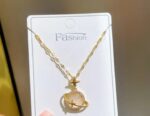 Gold Plated Planet Necklace for Women - Celestial Jewelry Fashion Accessory Gift for Girls - Image 4