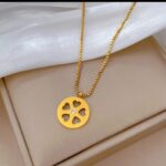 Heart Shaped Pendant Necklace Set for Women - Gold & Silver Tone Fashion Jewelry Romantic Gift - Image 2