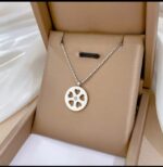 Heart Shaped Pendant Necklace Set for Women - Gold & Silver Tone Fashion Jewelry Romantic Gift - Image 5