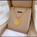 Heart Shaped Pendant Necklace Set for Women - Gold & Silver Tone Fashion Jewelry Romantic Gift - Image 6