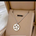 Silver Clover Necklace for Women - Chain Pendant for Girls Fashion Jewellery