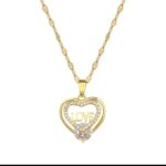 Gold Plated Heart Pendant Necklace for Women – Delicate Chain Fashion Jewelry Gift - Image 4