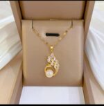 Gold Plated Pearl Necklace Set with Cubic Zirconia Stones for Women - Festive & Wedding Wear Fashion Jewelry
