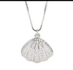 Elegant Pearl Shell Silver Pendant Necklace - Image 3