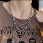 Forever Heart Layered Chain Necklace - Image 4