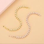 Butterfly Crystal Bracelet for Women & Girls | Gold & Silver Plated Stylish Bracelet | Adjustable Party Wear Jewelry - Image 2