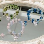 Crystal Beaded Butterfly Charm Bracelet (Multicolor Collection)