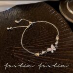 Elegant Butterfly Star Charm Adjustable Bracelet