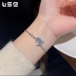 Moon & Star Crystal Adjustable Bracelet - Image 3