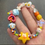 Cute Rainbow Beaded Charm Bracelet