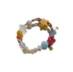 Cute Rainbow Beaded Charm Bracelet - Image 2