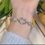 Kitty Crystal Charm Bracelet - Image 4