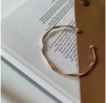 Golden Twist Open Cuff Bracelet - Image 3