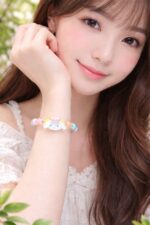 Cute Cartoon Bunny Beaded Bracelet - Image 4