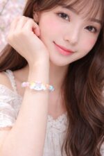 Cute Cartoon Bunny Beaded Bracelet - Image 2